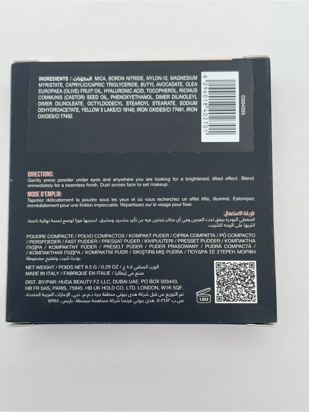 Huda Beauty Glowish Pressed Powder in Light & Easy Bake & Snatch Pressed Powder